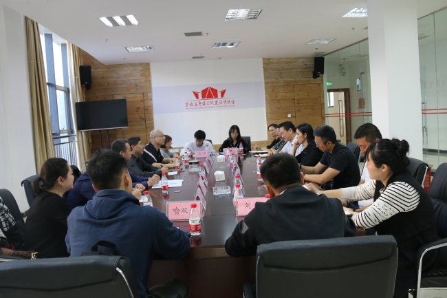 绵阳市文广旅局副局长林国富一行到博物馆参观交流